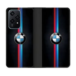 Housse cuir portefeuille Pour Honor 200 Lite 5G BMW Logo