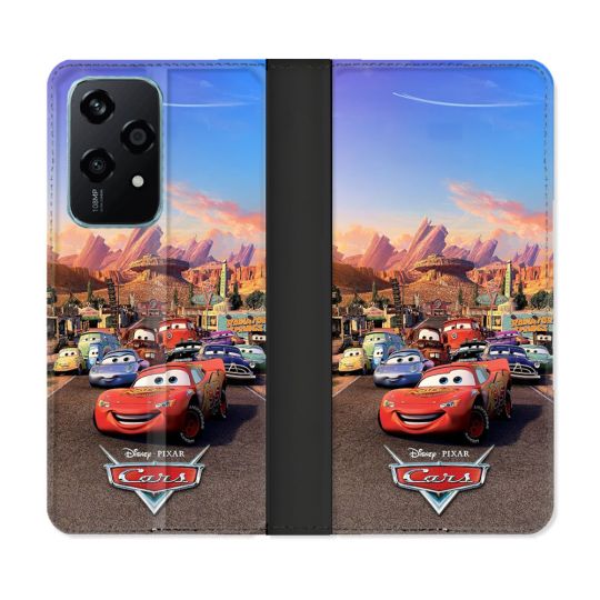 Housse cuir portefeuille Pour Honor 200 Lite 5G Cars Affiche