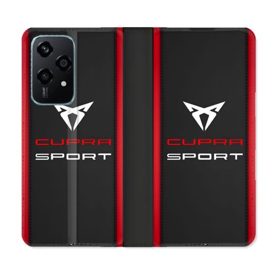 Housse cuir portefeuille Pour Honor 200 Lite 5G Cupra
