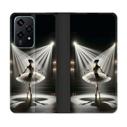 Housse cuir portefeuille Pour Honor 200 Lite 5G Danseuse Lumière