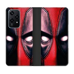 Housse cuir portefeuille Pour Honor 200 Lite 5G Deadpool Yeux