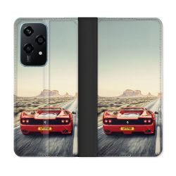 Housse cuir portefeuille Pour Honor 200 Lite 5G Ferrari F50