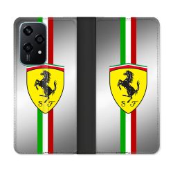 Housse cuir portefeuille Pour Honor 200 Lite 5G Ferrari Ligne