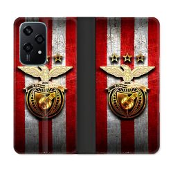 Housse cuir portefeuille Pour Honor 200 Lite 5G Foot Benfica