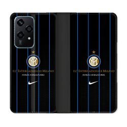 Housse cuir portefeuille Pour Honor 200 Lite 5G Foot Inter Milan