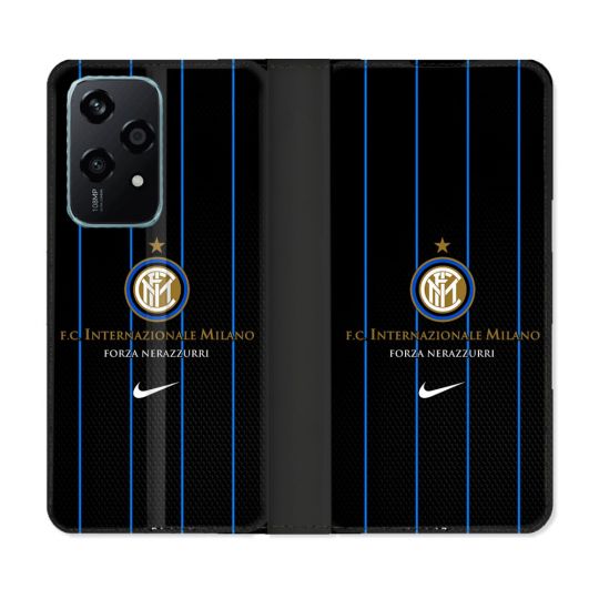 Housse cuir portefeuille Pour Honor 200 Lite 5G Foot Inter Milan