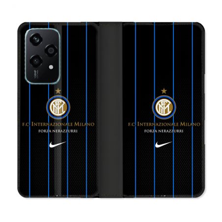 Housse cuir portefeuille Pour Honor 200 Lite 5G Foot Inter Milan