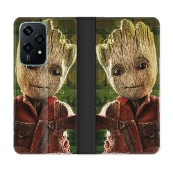 Housse cuir portefeuille Pour Honor 200 Lite 5G Groot Vert