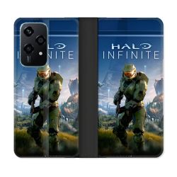 Housse cuir portefeuille Pour Honor 200 Lite 5G Halo