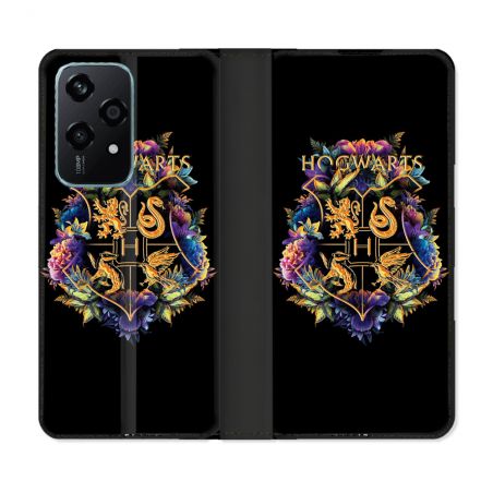 Housse cuir portefeuille Pour Honor 200 Lite 5G Harry Potter Hogwarts