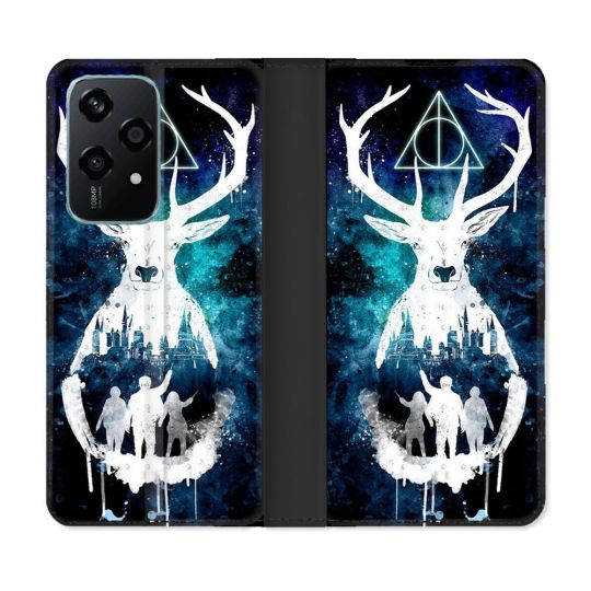 Housse cuir portefeuille Pour Honor 200 Lite 5G Harry Potter Patronome
