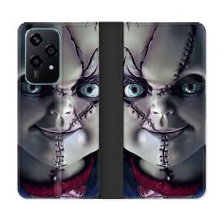 Housse cuir portefeuille Pour Honor 200 Lite 5G Horreur Chucky Cicatrice