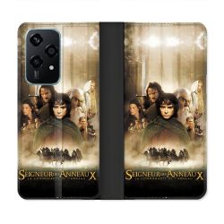 Housse cuir portefeuille Pour Honor 200 Lite 5G Le seigneur Des Anneaux Affiche