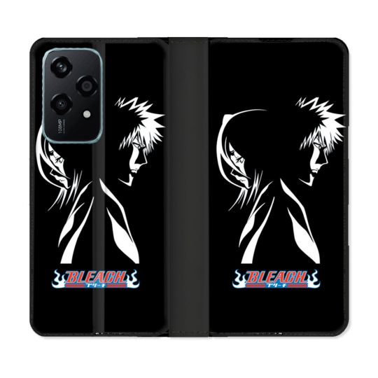 Housse cuir portefeuille Pour Honor 200 Lite 5G Manga Bleach Duo