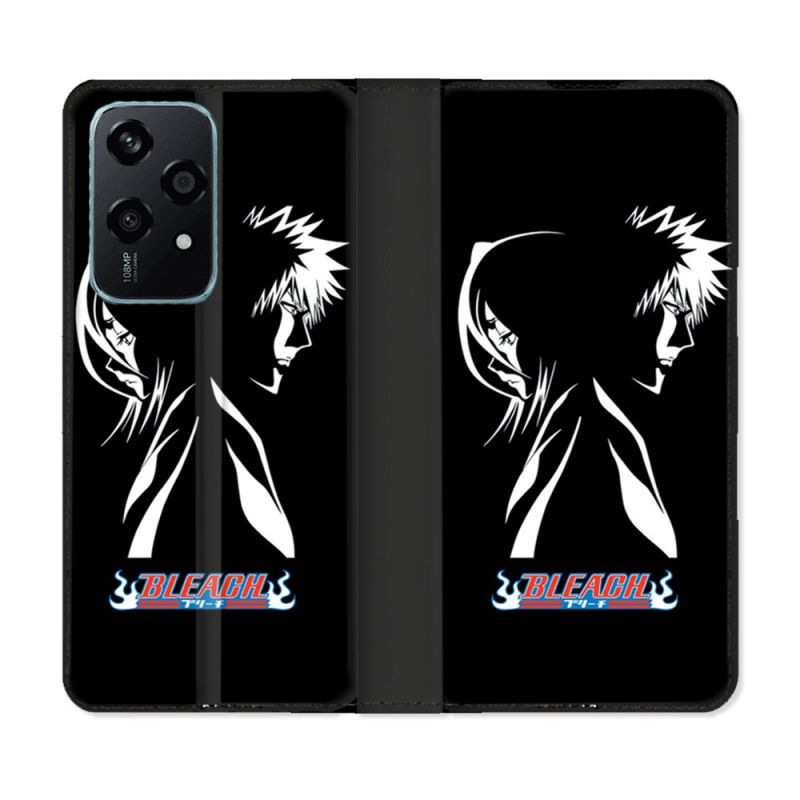 Housse cuir portefeuille Pour Honor 200 Lite 5G Manga Bleach Duo