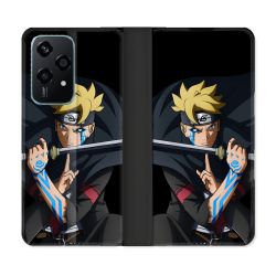 Housse cuir portefeuille Pour Honor 200 Lite 5G Manga Boruto Tatouage