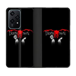 Housse cuir portefeuille Pour Honor 200 Lite 5G Manga Death Note Noir