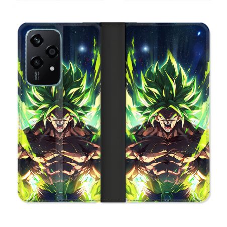 Housse cuir portefeuille Pour Honor 200 Lite 5G Manga Dragon Ball Broly