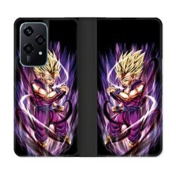 Housse cuir portefeuille Pour Honor 200 Lite 5G Manga Dragon Ball Sangohan Violet