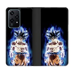 Housse cuir portefeuille Pour Honor 200 Lite 5G Manga Dragon Ball Sangoku Noir