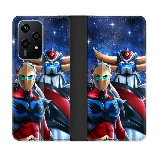 Housse cuir portefeuille Pour Honor 200 Lite 5G Manga Goldorak