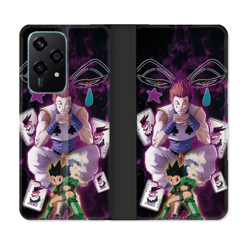 Housse cuir portefeuille Pour Honor 200 Lite 5G Manga Hunter X Hunter Hisoka