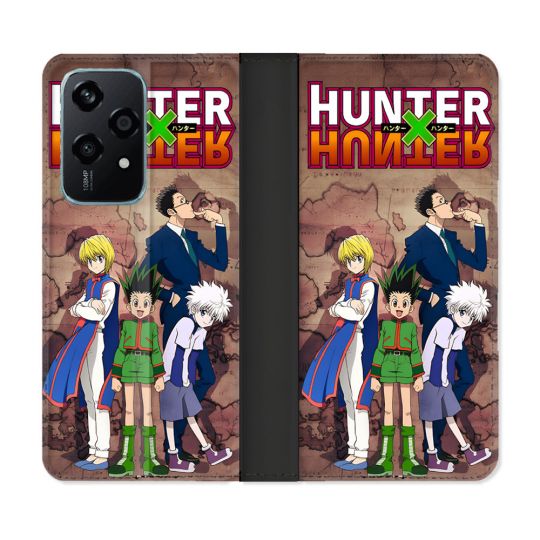Housse cuir portefeuille Pour Honor 200 Lite 5G Manga Hunter X Hunter Vintage