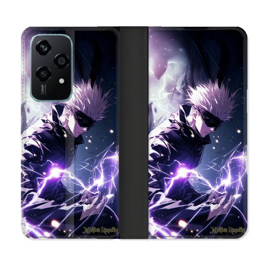 Housse cuir portefeuille Pour Honor 200 Lite 5G Manga Jujutsu Kaisen Gojo Saturo