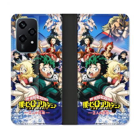 Housse cuir portefeuille Pour Honor 200 Lite 5G Manga My Hero Academia Affiche