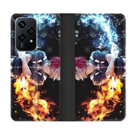 Housse cuir portefeuille Pour Honor 200 Lite 5G Manga My Hero Academia Shoto