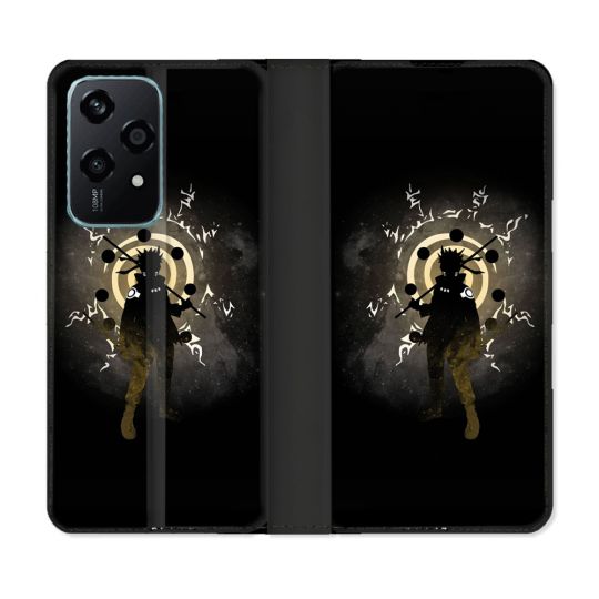 Housse cuir portefeuille Pour Honor 200 Lite 5G Manga Naruto Sage