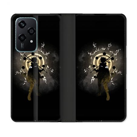 Housse cuir portefeuille Pour Honor 200 Lite 5G Manga Naruto Sage