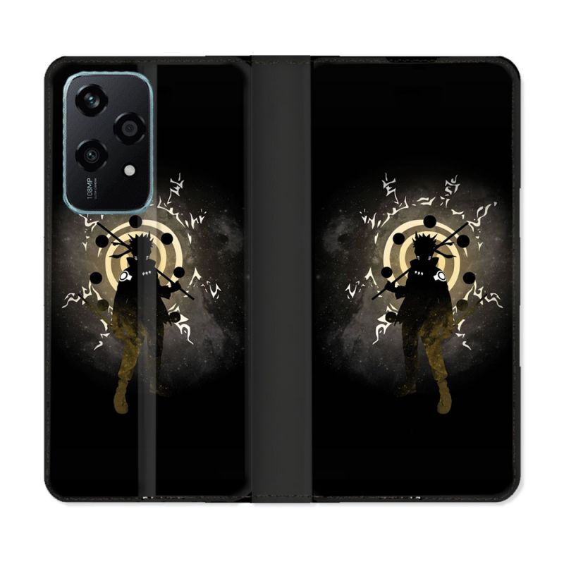 Housse cuir portefeuille Pour Honor 200 Lite 5G Manga Naruto Sage