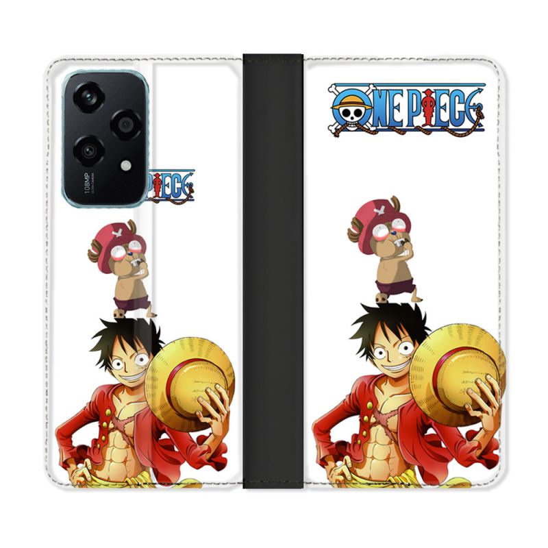 Housse cuir portefeuille Pour Honor 200 Lite 5G Manga One Piece Chopper