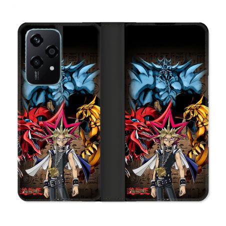 Housse cuir portefeuille Pour Honor 200 Lite 5G Manga Yu Gi Oh