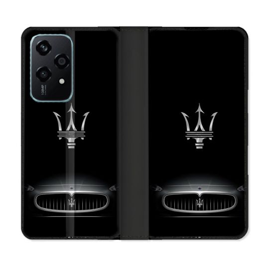 Housse cuir portefeuille Pour Honor 200 Lite 5G Maserati