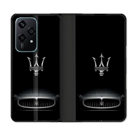 Housse cuir portefeuille Pour Honor 200 Lite 5G Maserati