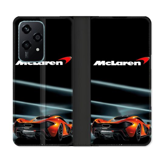 Housse cuir portefeuille Pour Honor 200 Lite 5G Mc Laren