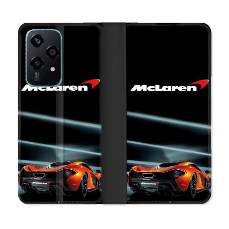 Housse cuir portefeuille Pour Honor 200 Lite 5G Mc Laren