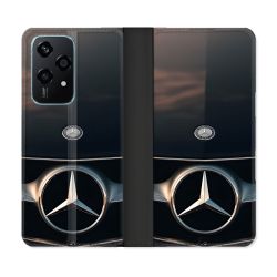 Housse cuir portefeuille Pour Honor 200 Lite 5G Mercedes Calendre