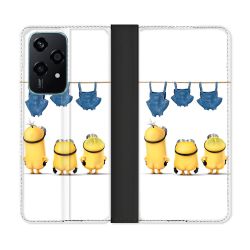 Housse cuir portefeuille Pour Honor 200 Lite 5G Minions Nus