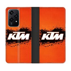 Housse cuir portefeuille Pour Honor 200 Lite 5G Moto KTM