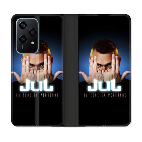 Housse cuir portefeuille Pour Honor 200 Lite 5G Musique Jul Signe