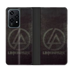 Housse cuir portefeuille Pour Honor 200 Lite 5G Musique Rock Linkin Park