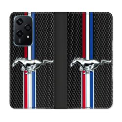 Housse cuir portefeuille Pour Honor 200 Lite 5G Mustang