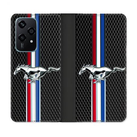 Housse cuir portefeuille Pour Honor 200 Lite 5G Mustang
