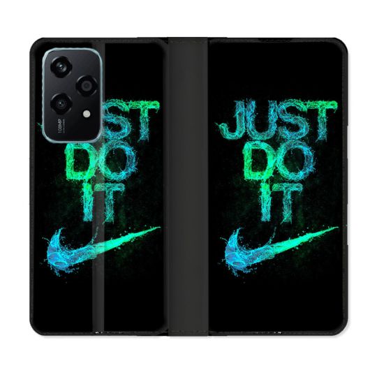 Housse cuir portefeuille Pour Honor 200 Lite 5G Nike Just Do It