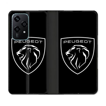 Housse cuir portefeuille Pour Honor 200 Lite 5G Peugeot