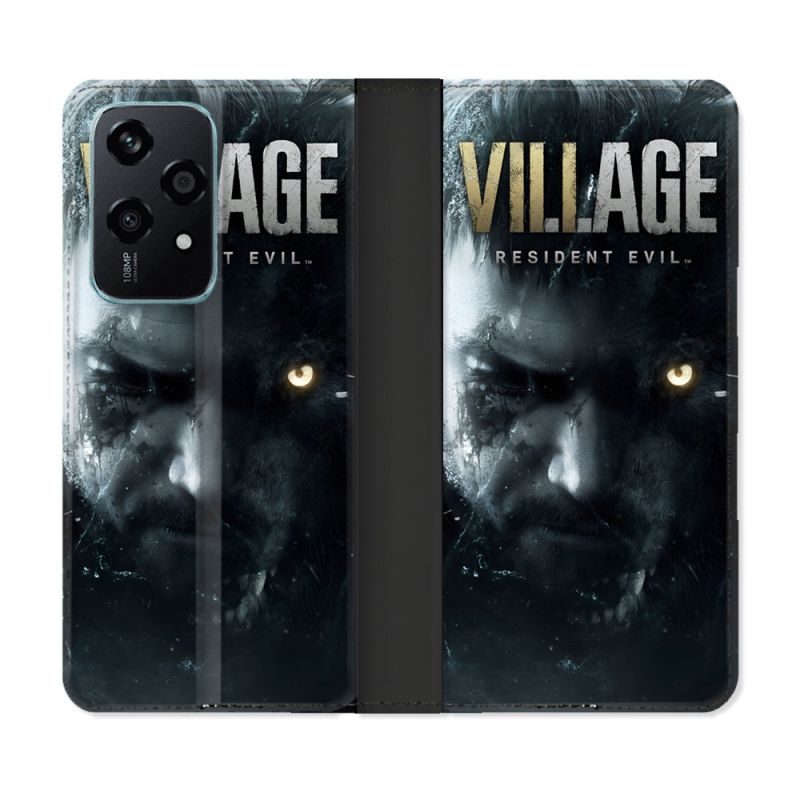 Housse cuir portefeuille Pour Honor 200 Lite 5G Resident Evil