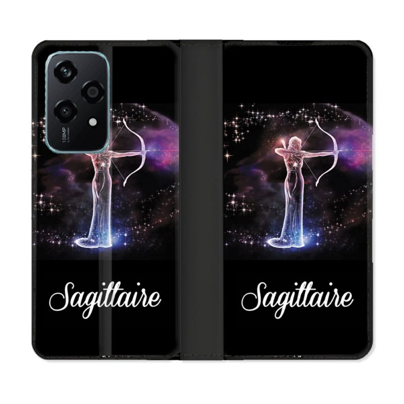 Housse cuir portefeuille Pour Honor 200 Lite 5G Signe Zodiaque 2 Sagittaire